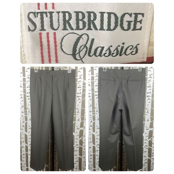 Sturbridge Classics Men’s 100% Worsted Wool Dress Pants sz W… - Picture 2 of 11